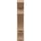 Ekena Millwork 8-in W x 36-in D x 40-in H Balboa Slat Rough Cedar Woodgrain TimberThane Outlooker, Primed Tan OUTUR080X36X40BOA24RCPR - alternate 3